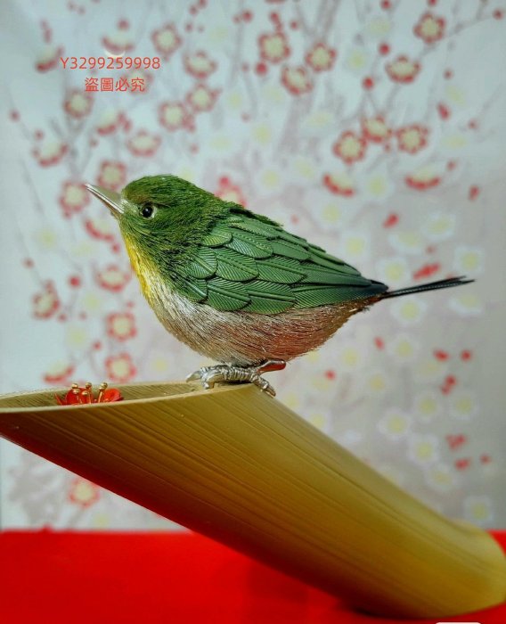 世界頂級銀器名家大淵光則作品純銀動物《麗鳥》系列之《初音