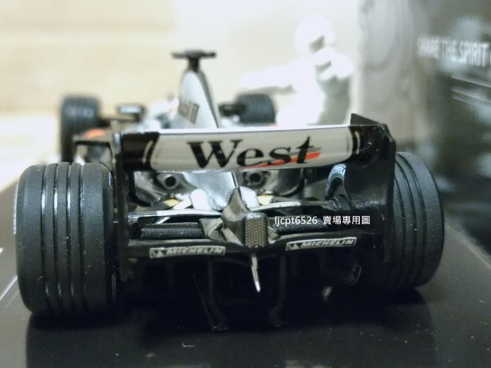 1:43 Minichamps Kimi Raikkonen McLAREN MERCEDES MP4-19 Wset