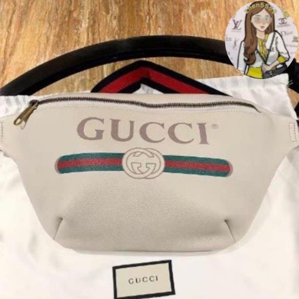 GUCCI 古馳 493869 大號腰包 牛皮 綠紅綠 WEB 白色/黑色/紅色/ 胸口包