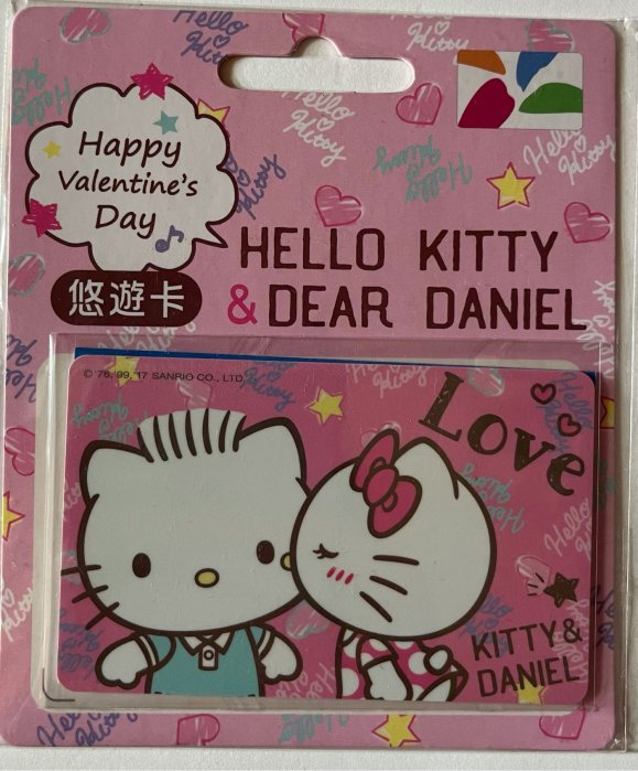 kitty悠遊卡 悠遊卡 Hellokitty&DearDenail 悠遊卡 凱蒂貓悠遊卡 凱蒂貓愛金卡 凱蒂貓一卡通