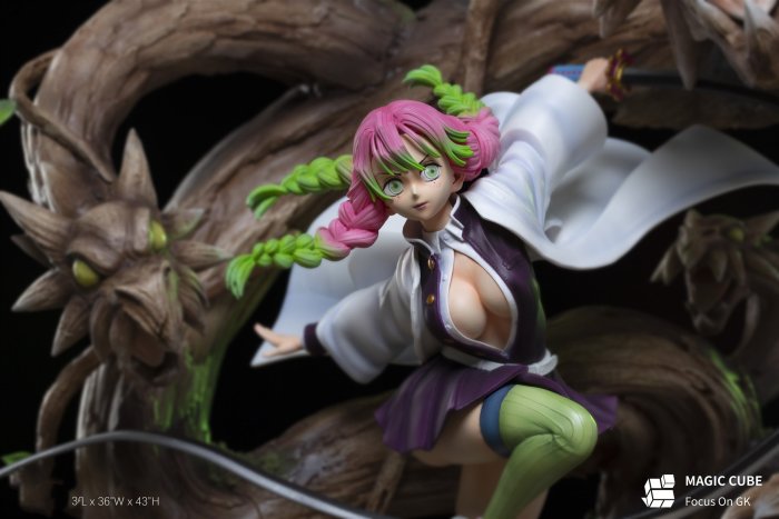 海外代購】【43cm】魔方戀柱甘露寺蜜璃鬼滅之刃高配工作室GK