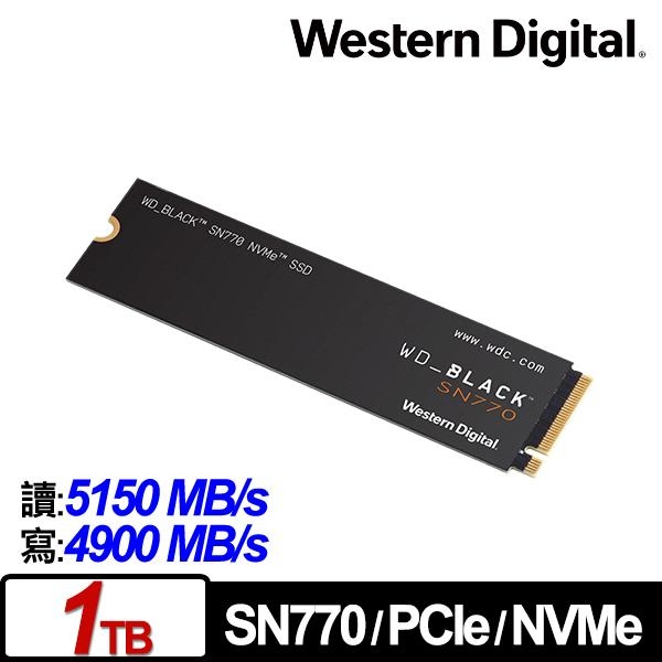 WD 黑標SN770 1TB NVMe M.2 PCIe SSD WDS100T3X0E | WD 威騰| Yahoo