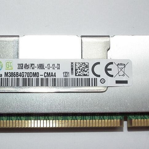 REG ECC單條32GB DDR3-1866三星SAMSUNG伺服器記憶體PC3-14900L LRDIMM
