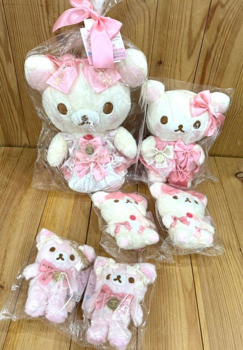 日本🇯🇵Maison de FLEUR 懶懶熊 拉拉熊 KORILAKKUMA 娃娃 吊飾 可愛 超搶手 小白熊 蝴蝶結