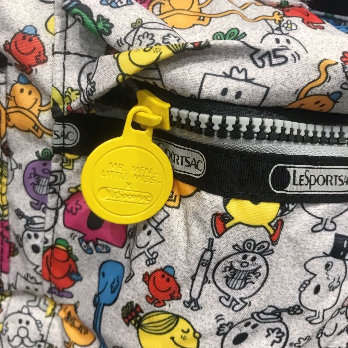 現貨LeSportsac MR. MEN LITTLE MISS 雙肩降落傘防水布後背包7839 奇