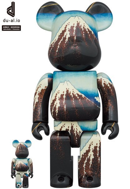 BE@RBRICK葛飾北斎 富嶽三十六景 凱風快晴 100％400％ MEDICOM TOY OFFICIAL BLOG（メディコム・トイ オフィシャル