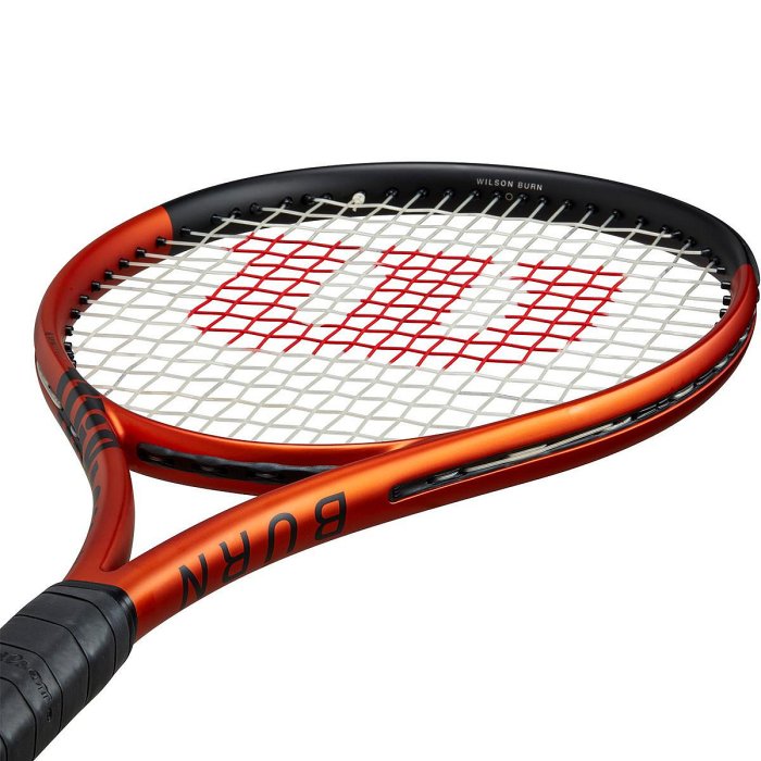 【曼森體育】Wilson BURN 100ULS 網球拍 260g 適合女生或青少年使用 旋轉更強
