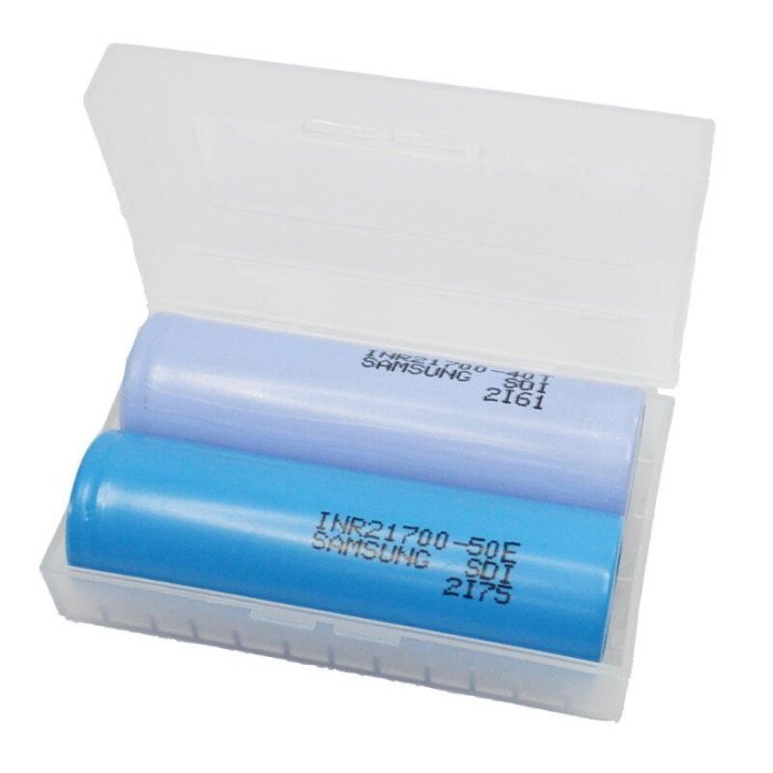 缺~21700電池收納盒2格 20700電池盒 電池收納盒 收納盒 儲存盒 保護盒【GU223】