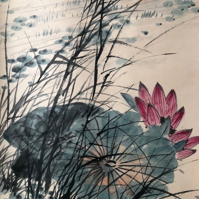 王雪涛 花鳥画 四条屏 相鳴生情 掛け軸 表装済み 手描き 王雪濤 花鳥図（孔雀） 宣紙掛軸 四尺中堂 - メルカリ