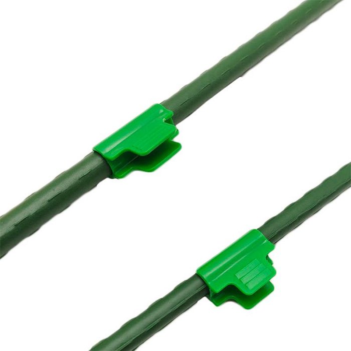 【珍愛頌】N485 包塑鋼管 配件 壓膜夾 膜卡夾 管夾 固定薄膜 紗網 防蟲網 遮陽網 溫室園藝 支架 綠竹 菜園