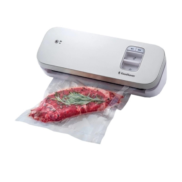 『A級福利品‧數量有限』美國FoodSaver-輕巧型真空保鮮機(真空機/包裝機/封口機) VS1193(白)