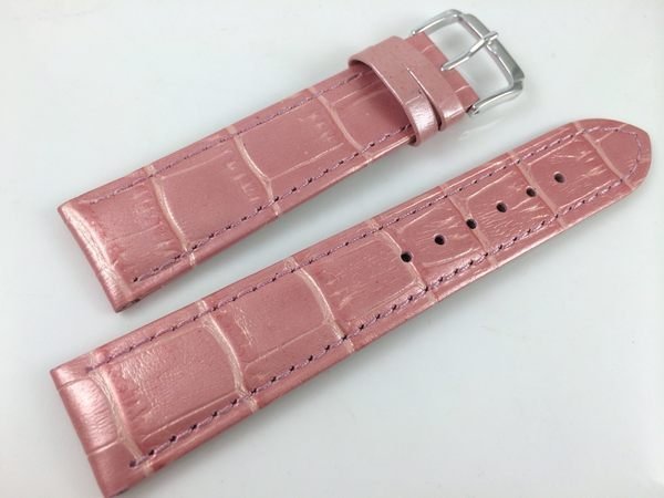 錶帶屋 LIMA 義大利頂級牛皮錶帶珍珠光感鱷魚紋真皮錶帶 22mm 20mm 18mm 現貨商品