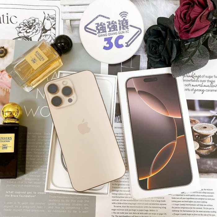 佳里-二手 iPhone16 Pro Max 256G 金色 #73427（原廠保固）