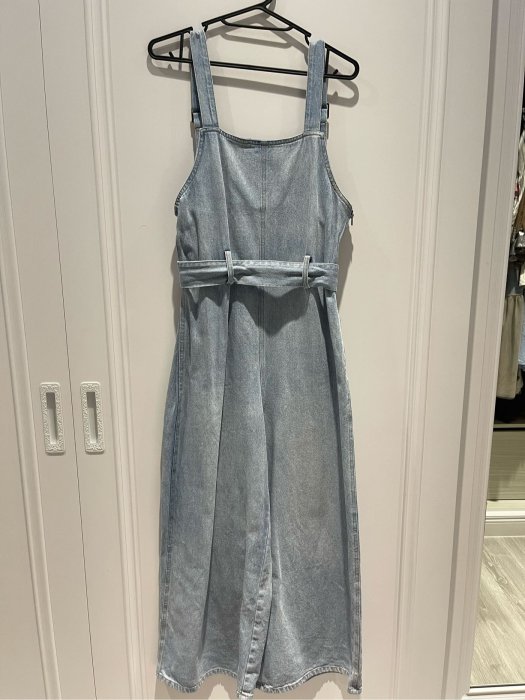 moma牛仔連身褲裝 連身吊帶褲