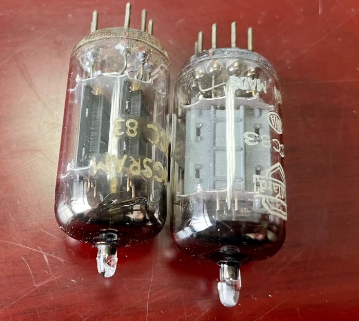 54年大盾富豪ECC83 12AX7 斜D環銅柱頭版192 | Yahoo拍賣