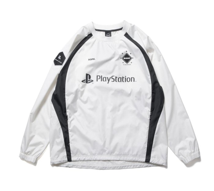 F.C.Real Bristol WARM UP PISTE PS PlayStation聯名款長袖上衣。太陽