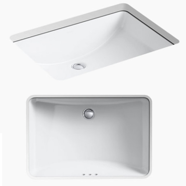 【麗室衛浴】美國KOHLER活動促銷 Ladena系列 長方型下崁盆 K-2215X-0 product lightbox image 1