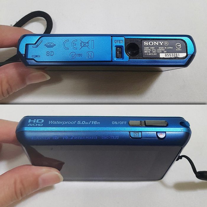Sony Cyber-shot DSC-TX20 防水數位相機| Yahoo拍賣