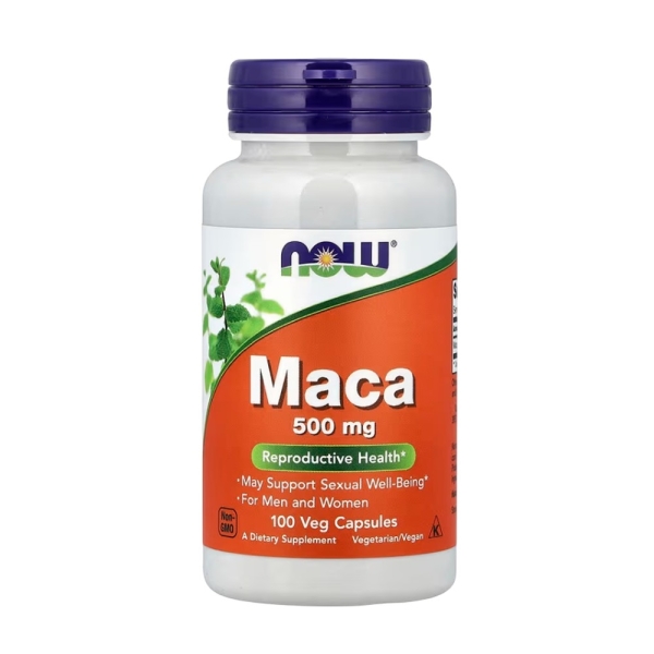 【NOW 娜奧】MACA 瑪卡 500mg膠囊 100顆~效期06/2029 (秘魯瑪卡/營養補給/增強體力)~4721