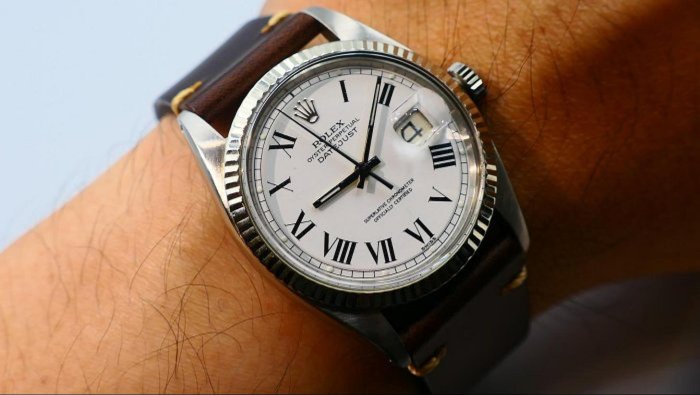 【美好時光】停產逸品ROLEX 1601罕見buckley印刷大羅馬面盤美品!RSC洗油保養完成!( 16014 16234參考)