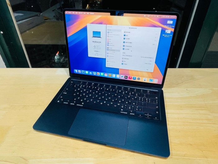台中 MacBook Air 13吋 M3 16G 512G 黑色 午夜黑 蘋果電腦 A3113