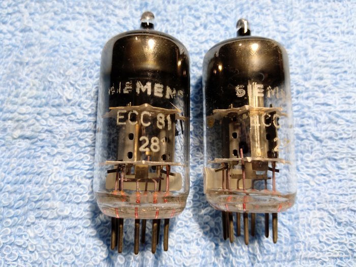 228.珍貴收藏品真空管GE6550/GE EL34/西門子德律風根12AT7功率管四只