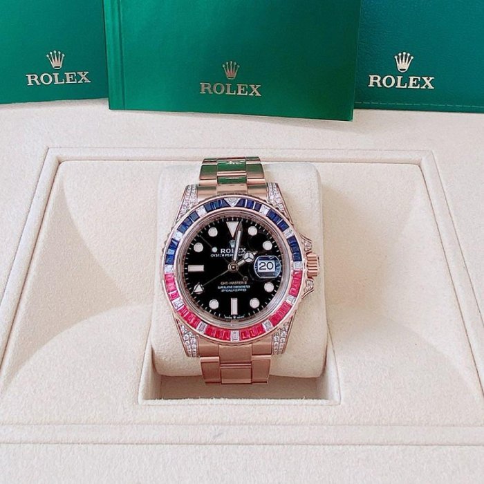 Rolex 126755 Saru Rose Gold Gmt Master Saru Rolex GMT-Master II - Main Image