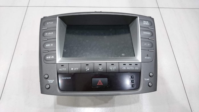 【冠亦汽車】LEXUS IS250 日規原廠 音響主機 冷氣面板 時鐘