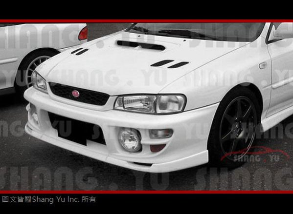 速霸陸 SUBARU Impreza GC8 GF8 STI 前下巴 空力套件 硬皮鯊