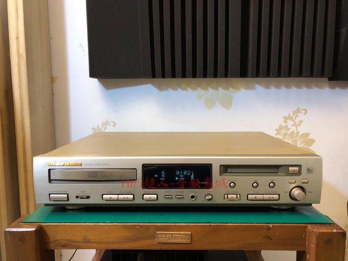 日本馬蘭士 CD MD播放器 CM635 高音質 飛利浦CDM12 1光頭 读碟强 通用遙控器 音樂發燒友 二手 面板如【HiFi超人-音頻商城】