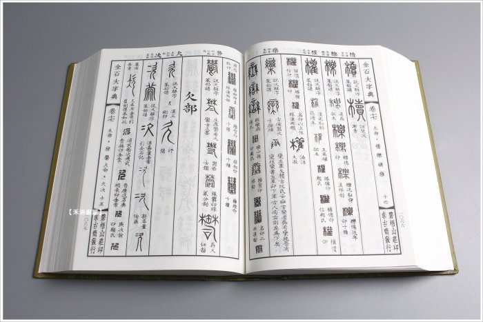禾洛書屋】金石大字典(汪仁壽編/天津人民美術出版)篆刻字典/金文甲骨文