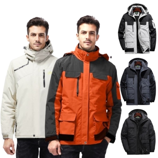 [極雪行者]男女款任選/特種防水風雪polar-tech(15000mm)抗污抗靜電Polar加厚絨毛衝鋒衣