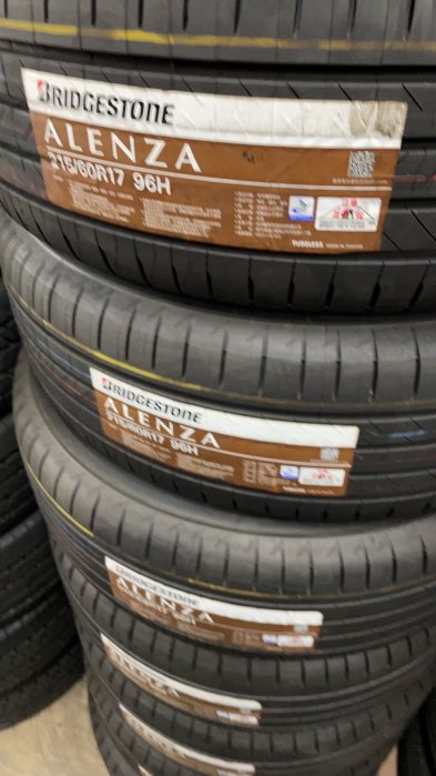 全新輪胎 BRIDGESTONE 普利司通 ALENZA 215/60-17 Corolla CROSS CHR