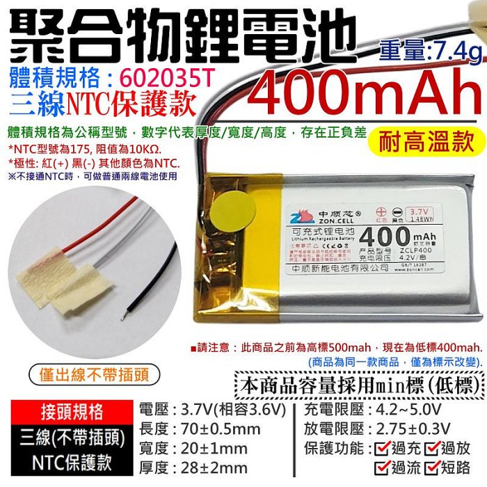 602035 3.7v 鋰電池的價格推薦 - 2025年11月 | 比價比個夠BigGo