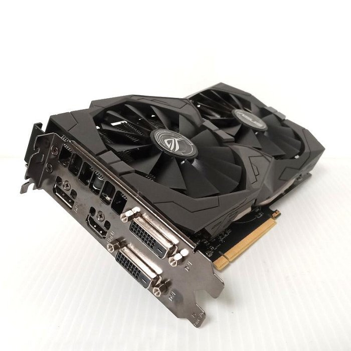 顯示卡 實體拍攝 ASUS ROG-STRIX-RX570-4G-GAMING 需外接電源1個8PIN