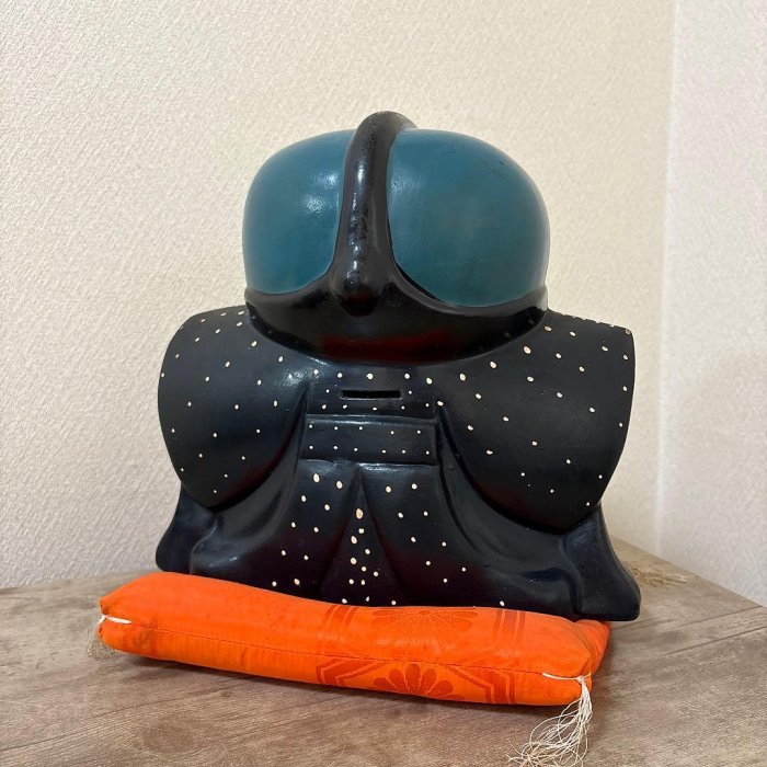 時代福助人形縁起手繪招福置物珍品〈檢招き貓こけし七福神常滑燒