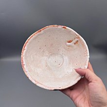 碗NO.273 【日本回流臻品】陶祖二十七代加藤正宣作志野燒手捏柴燒平