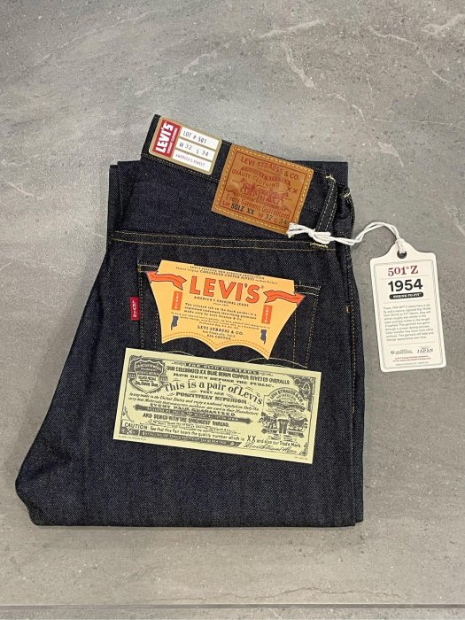 新品 Levi's LVC 54501 50154 VINTAGE 501zxx LVC Levi's Vintage Clothing 501Z XX 1954 Selvedge Denim