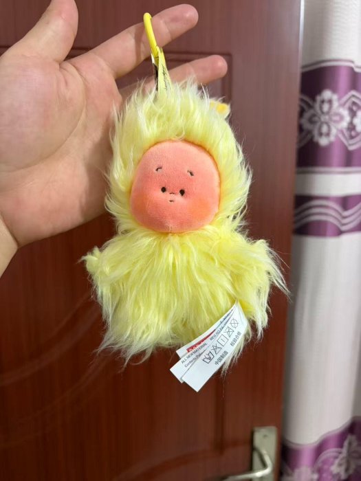泡泡瑪特星星人好夢系列毛絨掛件 黃色蓬鬆小掛飾 收藏佳品 小巧可愛 鋪包鍊用 星星人好夢 毛絨掛件 收藏款
