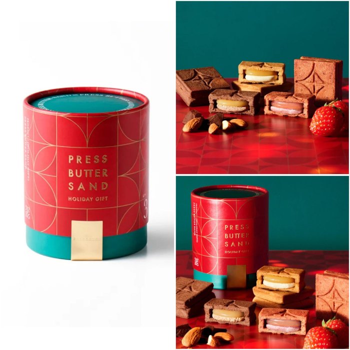 ＊日式雜貨館＊日本代購 press butter sand 開心果櫻桃夾心餅乾 巧克力奶油 伯爵紅茶奶油 草莓巧克力雙味 香橙巧克力雙味 焦糖奶油夾心餅