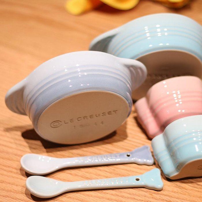 現貨 法國le creuset 酷彩陶瓷餐具餐具分隔盤套裝
