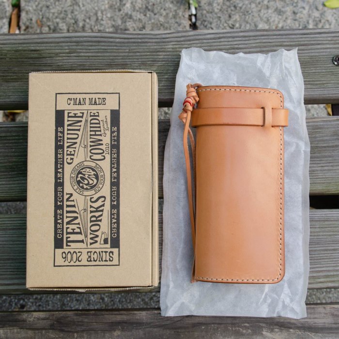 天神Tenjin Works LW06 Long Wallet 櫪木多脂皮革長財布| Yahoo拍賣