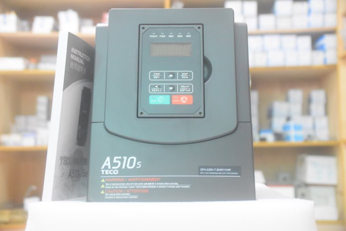 東元變頻器 A510-2010-SE3 高性能電流向量型 三相220V 10HP 舊型號 A510-2010-H3