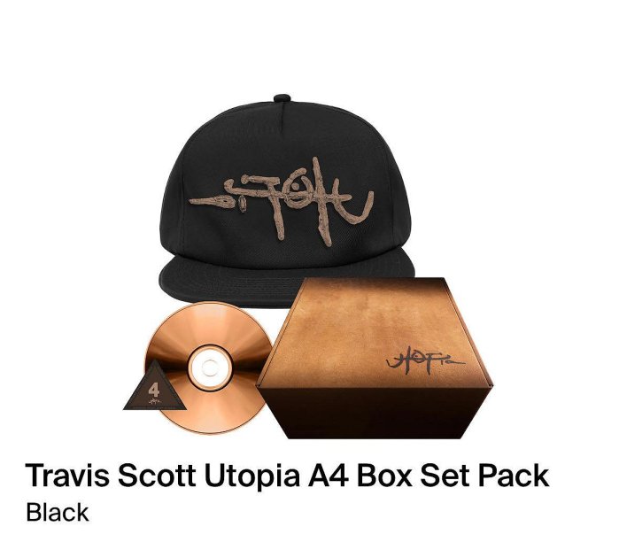 トラヴィススコット/TravisScott Utopia B5 Box/XL Utopia Box Set | eBay