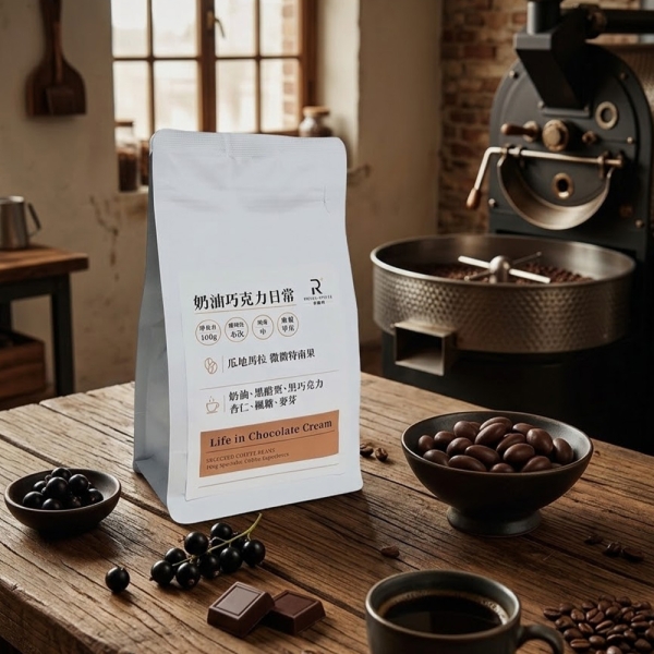 COFFEE RICH-IN 富咖啡 奶油巧克力日常咖啡豆 水洗 中焙 100g