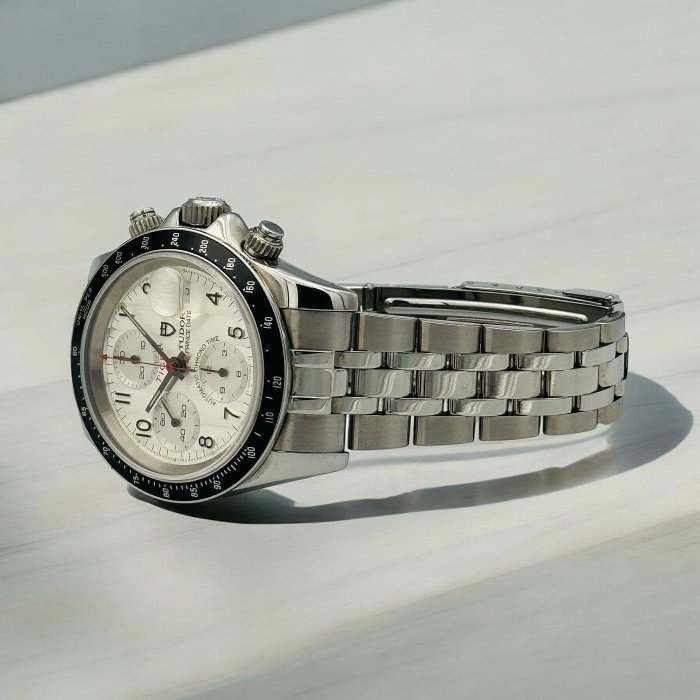 樂時計TUDOR 帝舵79260 Chronotime Tiger Prince Date 79260P 銀面自動