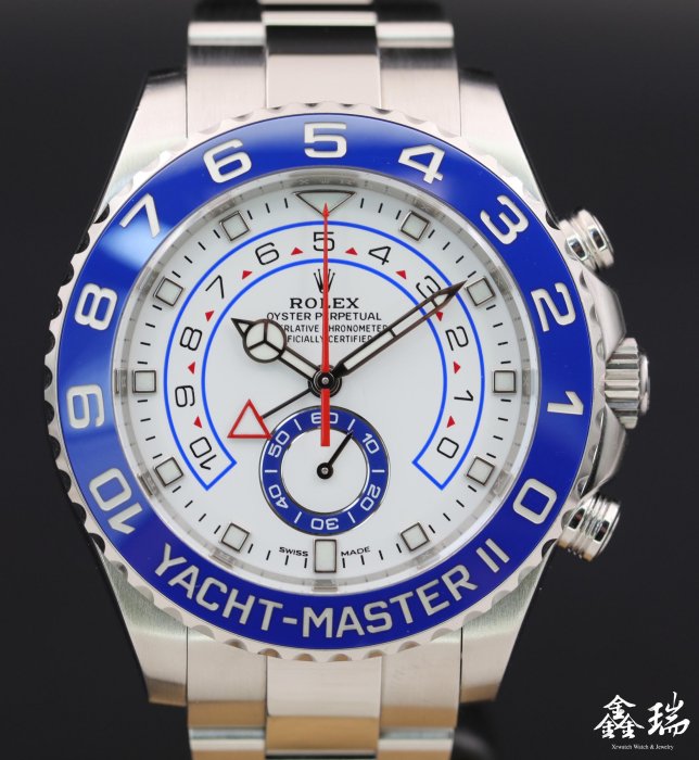 【鑫瑞鐘錶】ROLEX 勞力士 Yacht-Master II 116680 遊艇名仕 賓士針 倒數十分鐘 盒單全 2017