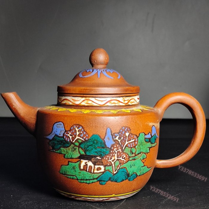 葛明祥造 朱泥琺瑯彩急須 紫砂壺 煎茶道具 葛明祥的價格推薦- 2026