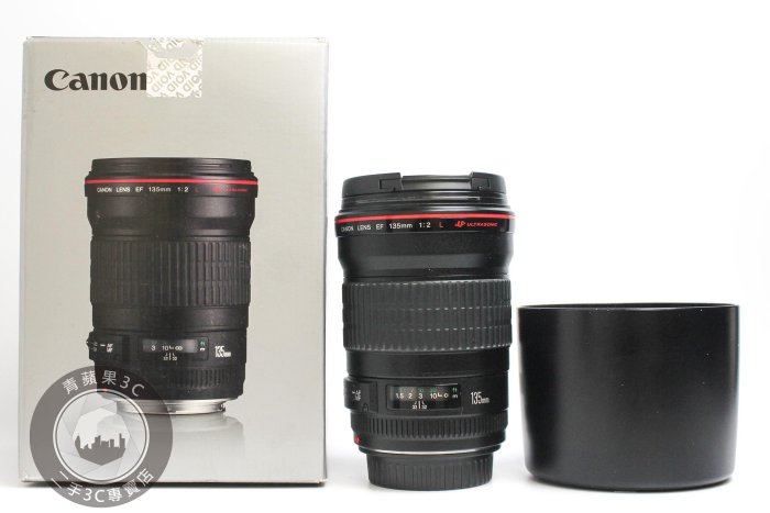 【台南橙市3C】Canon EF 135mm f2 L USM UC鏡 公司貨 二手鏡頭 #95221