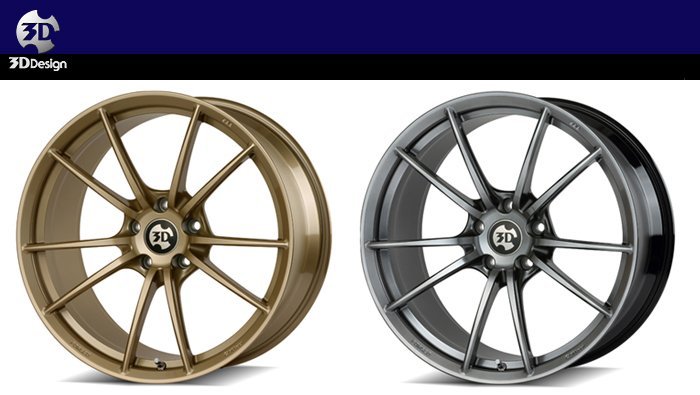 【樂駒】3D Design BMW F80 F82 M3 M4 輪框 鋁圈 鍛造 20吋 金色 銀色 日本 改裝 大廠